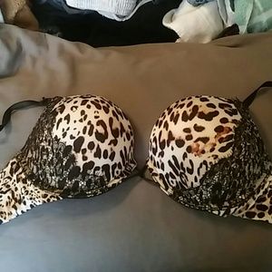 Sexy cheetah print & lace VS bra (34c)