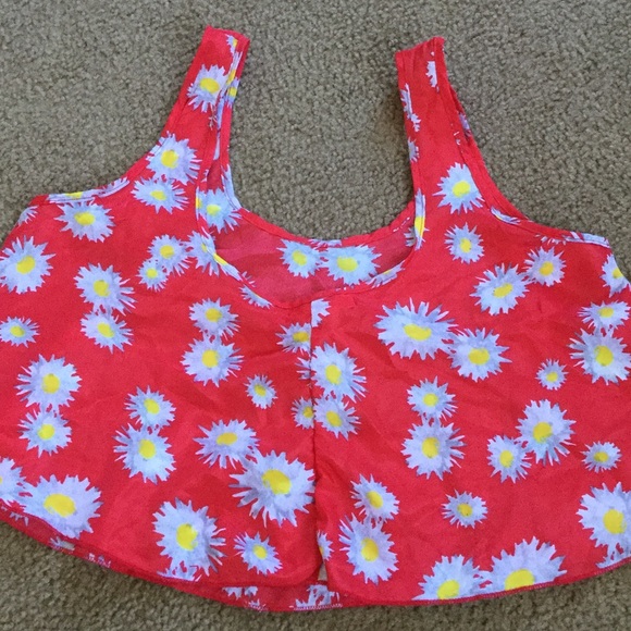 Flower Crop Top - Picture 3 of 4