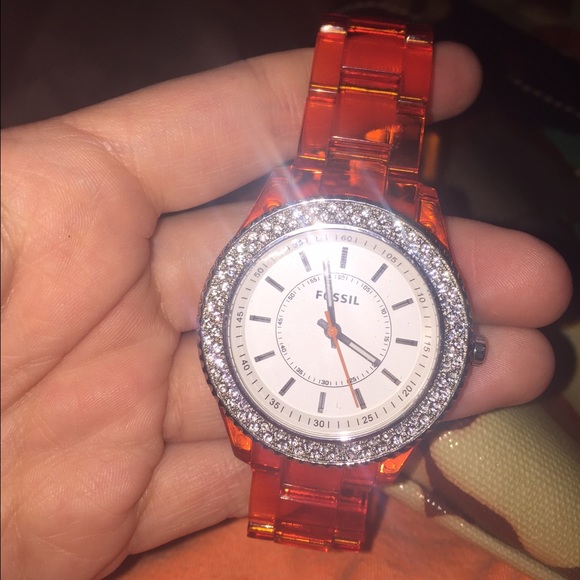 Orange fossil watch? main image 4