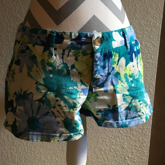 Floral Pattern Shorts