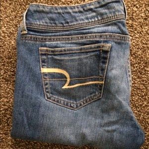 Comfy stretch American eagle boot cut jeans