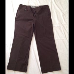 Dockers Collection Mid-Rise Curvy Dk Brown NWOT