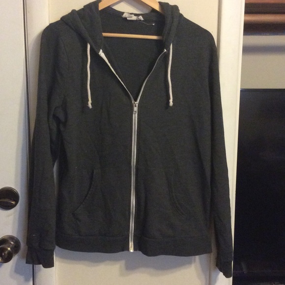 Grey Zip-up Hoodie