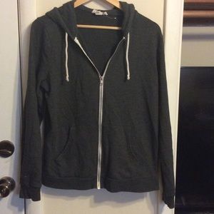 Grey Zip-up Hoodie