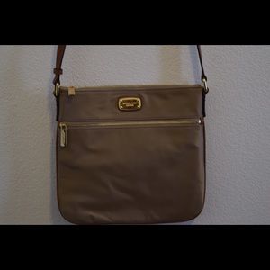 Michael Kora flat cross body bag