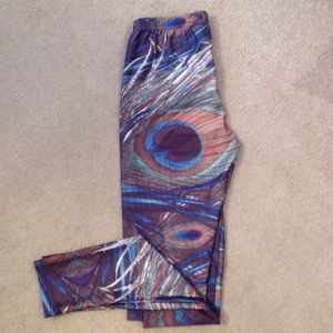 Peacock leggings