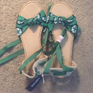 Brand new green shoes