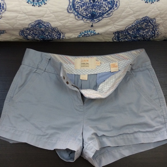 Sky blue J. Crew chino shorts - Picture 1 of 1