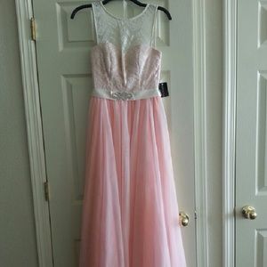 Pink / Blush Prom Dress New