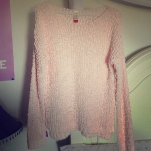 Fuzzy Pink Sweater