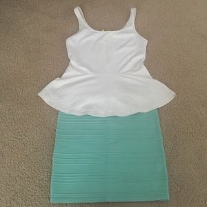 Express Tank and Charlotte Russe high wasted skirt