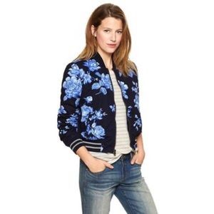Gap floral bomber jacket