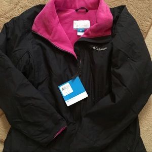 Columbia NWT fleece lined coat