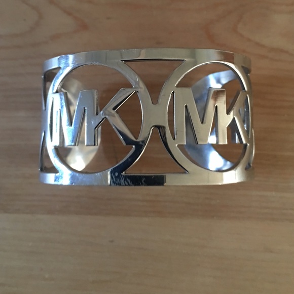 Michael Kors silver cuff bracelet