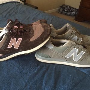 Brown newbal wom size 6.5 wom newbal size 8