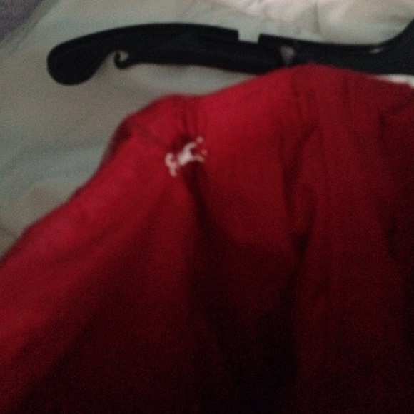 Red homecoming/prom strapless dress - Picture 4 of 4