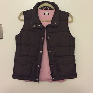 j. crew puffer vest