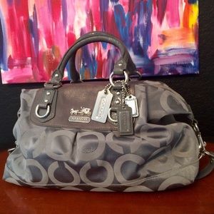 Coach Satchel Handbag in Gray