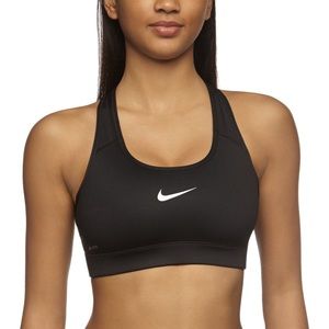 Black nike sports bra