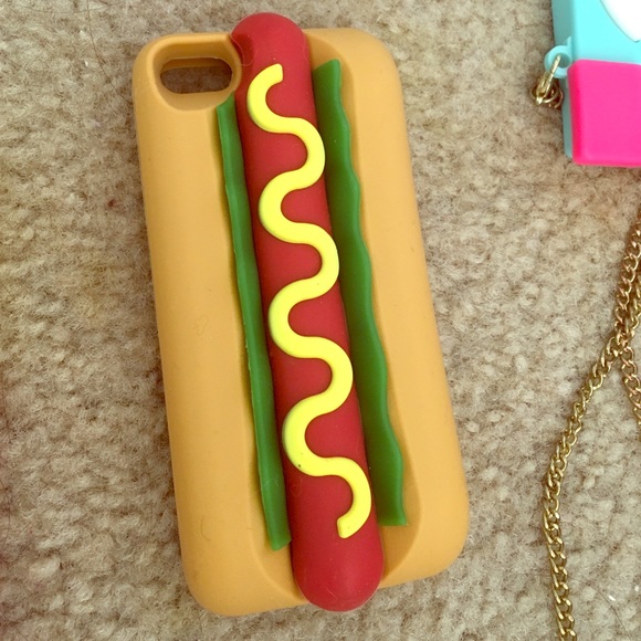 Iphone 5/5s phone case， hot dog
