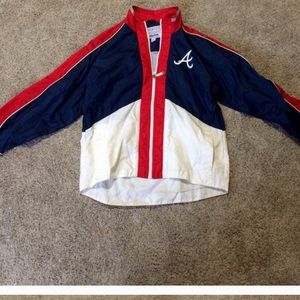 Atlanta Braves thin windbreaker