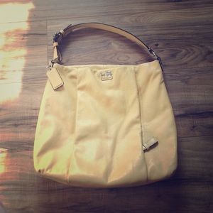 Yellow coach purse