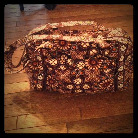 Large Vera Bradley quilted diaper bag