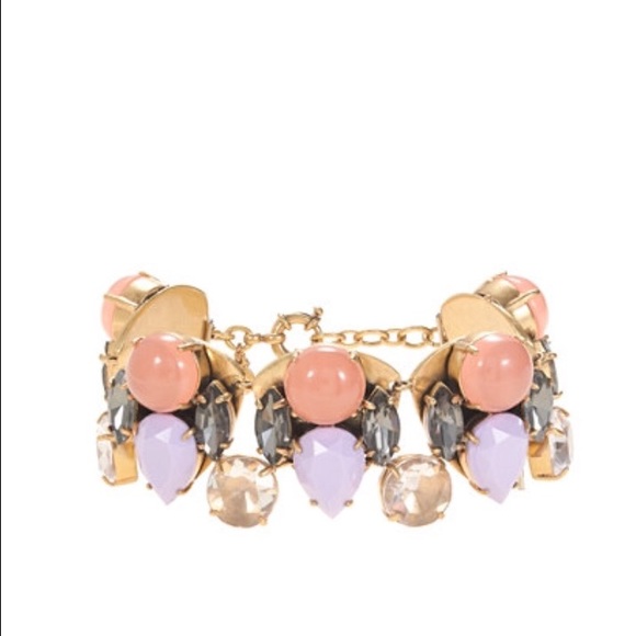 J Crew Double Gem Bracelet