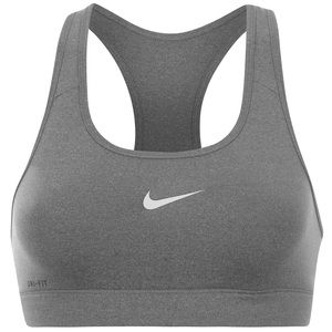 Gray nike sports bra