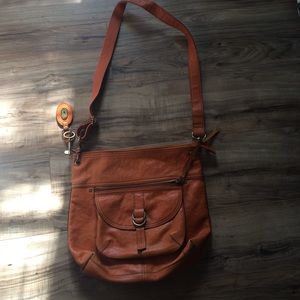 Orange Fossil bag