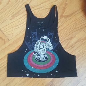 Astronaut DJ tank top