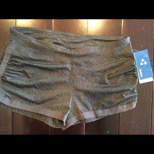 Gray Reebok Yoga Shorts