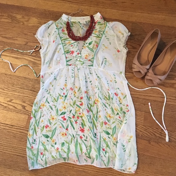 Floral tunic