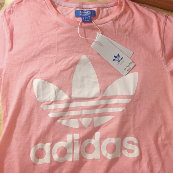 ❌SOLD❌ Adidas Pink Logo Tee - Picture 2 of 3