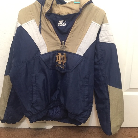 notre dame starter jacket.