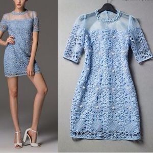 Jewel Embellished Organza Dress