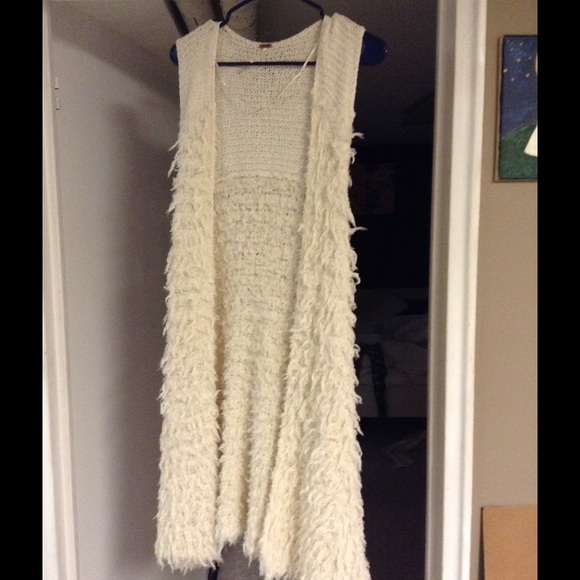 Free People fuzzy Vest