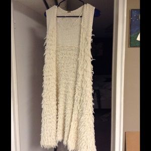 Free People fuzzy Vest