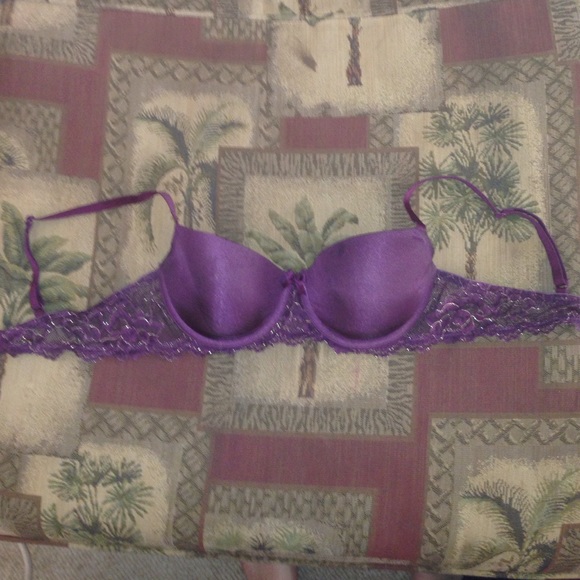 purple bra