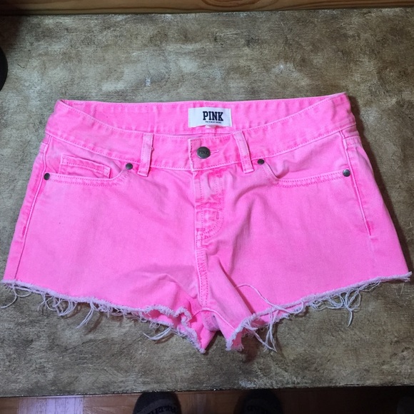 Victoria's Secret Neon Pink shorts!