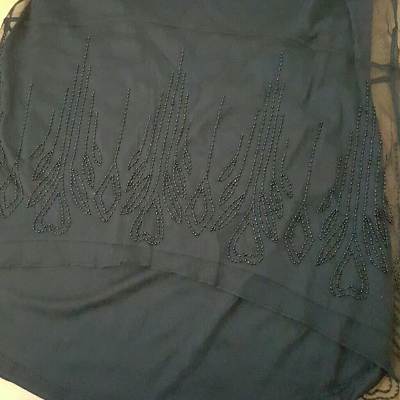 Black H&M beaded skirt - Picture 2 of 4