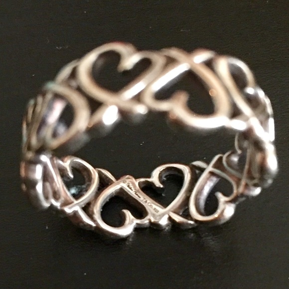 🍾SOLD🍾Paloma Picasso Loving Heart Band Ring - Picture 3 of 4