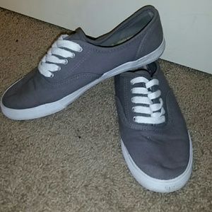 Gray shoes