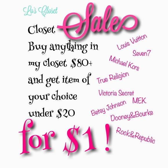 Closet Sale! 🎉💕🎉💕