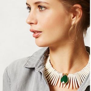 Anthropologie "Pinpoint Collar Necklace"
