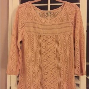 Light pink Lucky Brand top