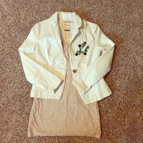 Anthropologie Cream Blazer