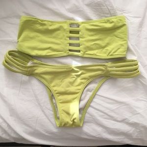 San Lorenzo lime green bikini BOTTOM