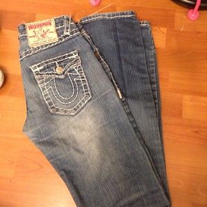 Straight leg true religion jeans