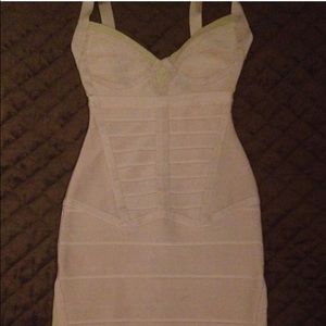 Herve Leger Nude Dress XXS